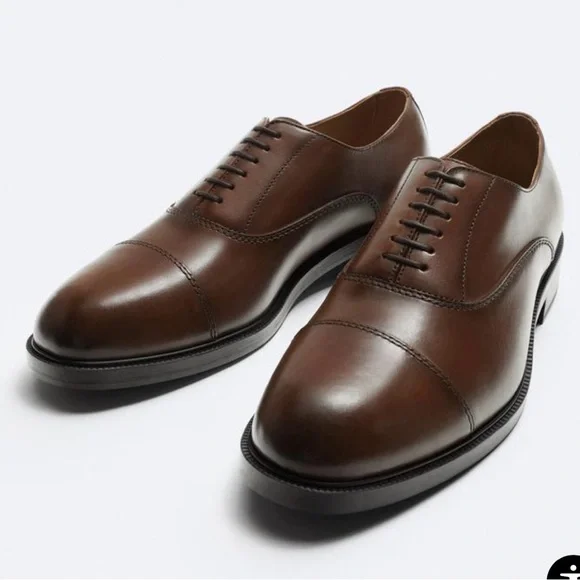 Zara | Shoes | Zara Leather Oxford Shoes Size 1 | Poshmark display picture 1